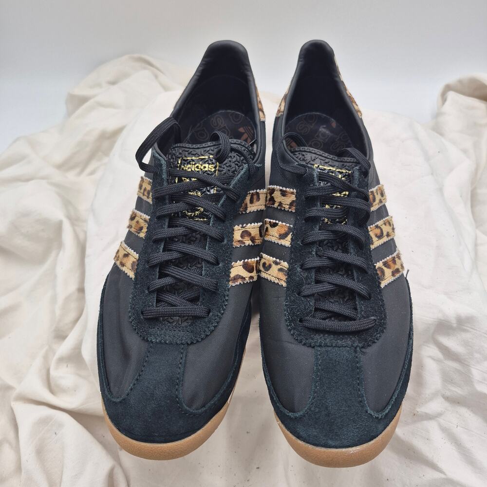 Adidas Originals SL 72 OG sneakers Leopard Black Gum Women's Size 10